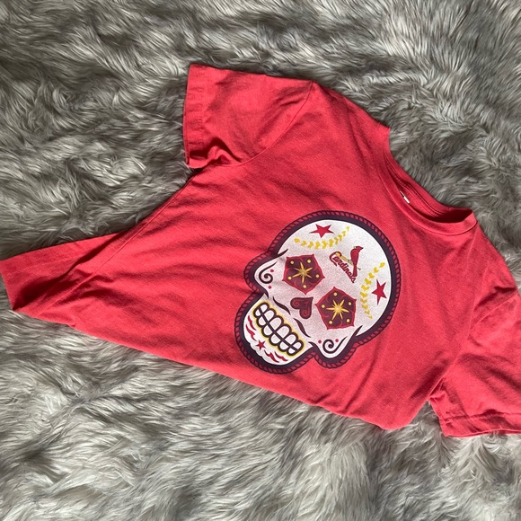 St.Louis Cardinal new era genuine skull shirt size:M - Picture 3 of 5